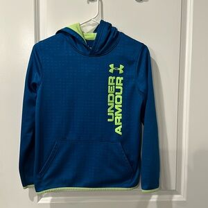 Under Armour, youth XL hoodie, teal color